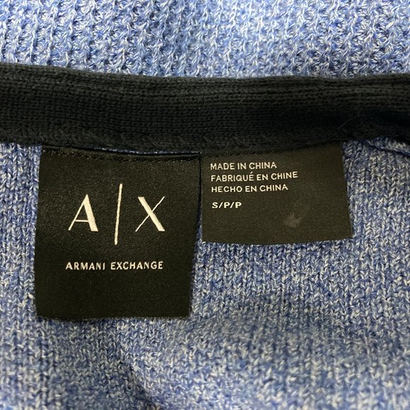 Mens Lot of 2 Lightweight Sweaters: A/X Blue & Banana Rep Red Wine Size Small - Picture 4 of 10